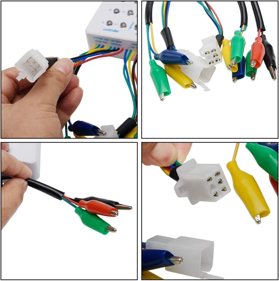 Brushless Motor Controller, 24V 36V 48V 60V 72V E-Bike Scooter Tester Quick Batt