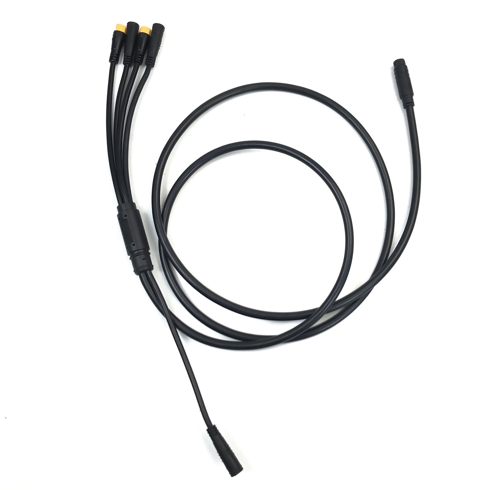1x Electric Bicycle E-bike Integration Cable Waterproof 1 to 5 For KT Controller