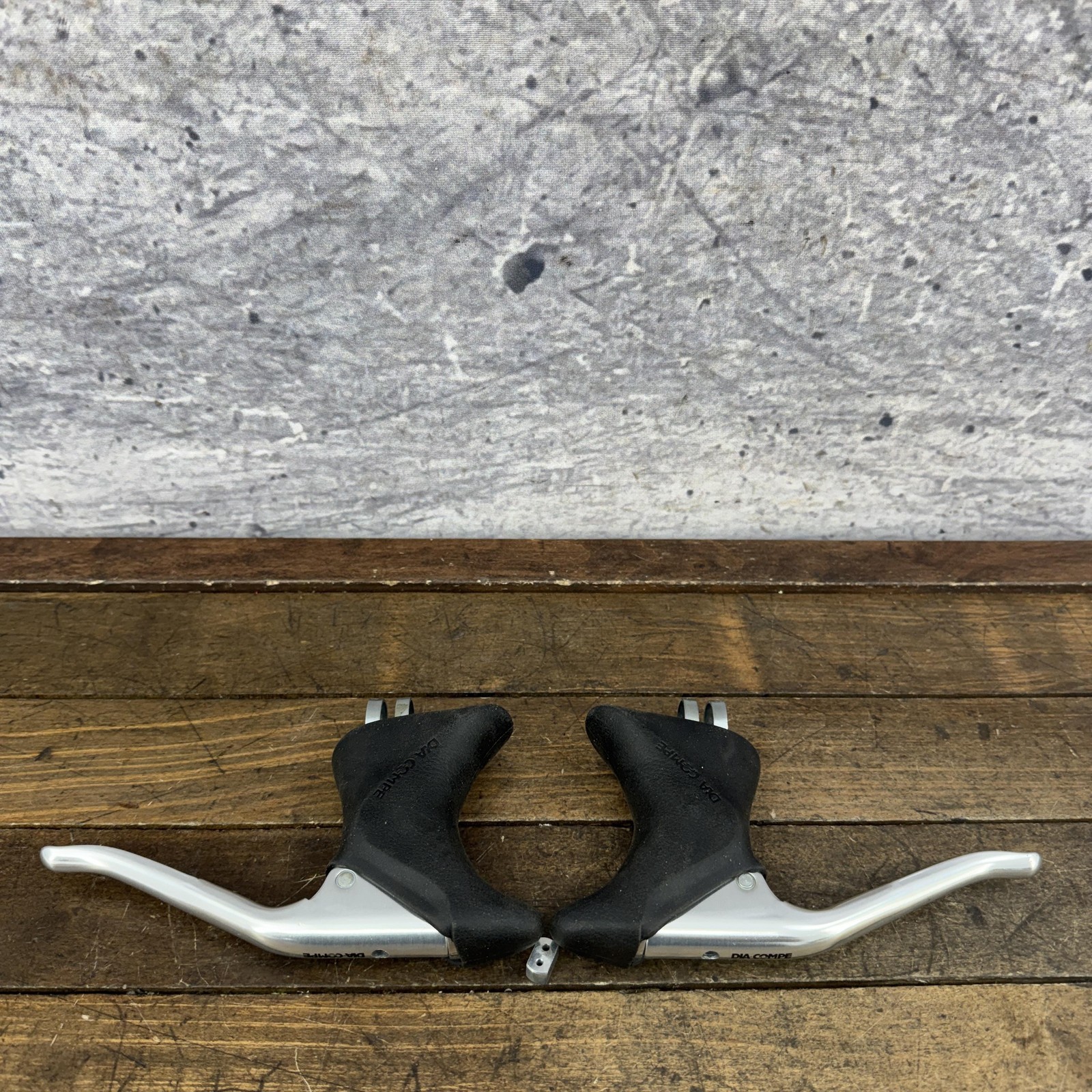 Vintage Dia-Compe Tandem Brake Levers Pair NOS 4-Finger Drop Bar Road Bike