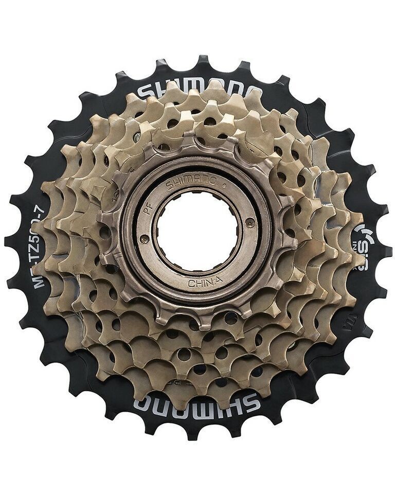 Shimano Tourney MF-TZ510-7 Cassette – Black, 7 Speed, 14-28T
