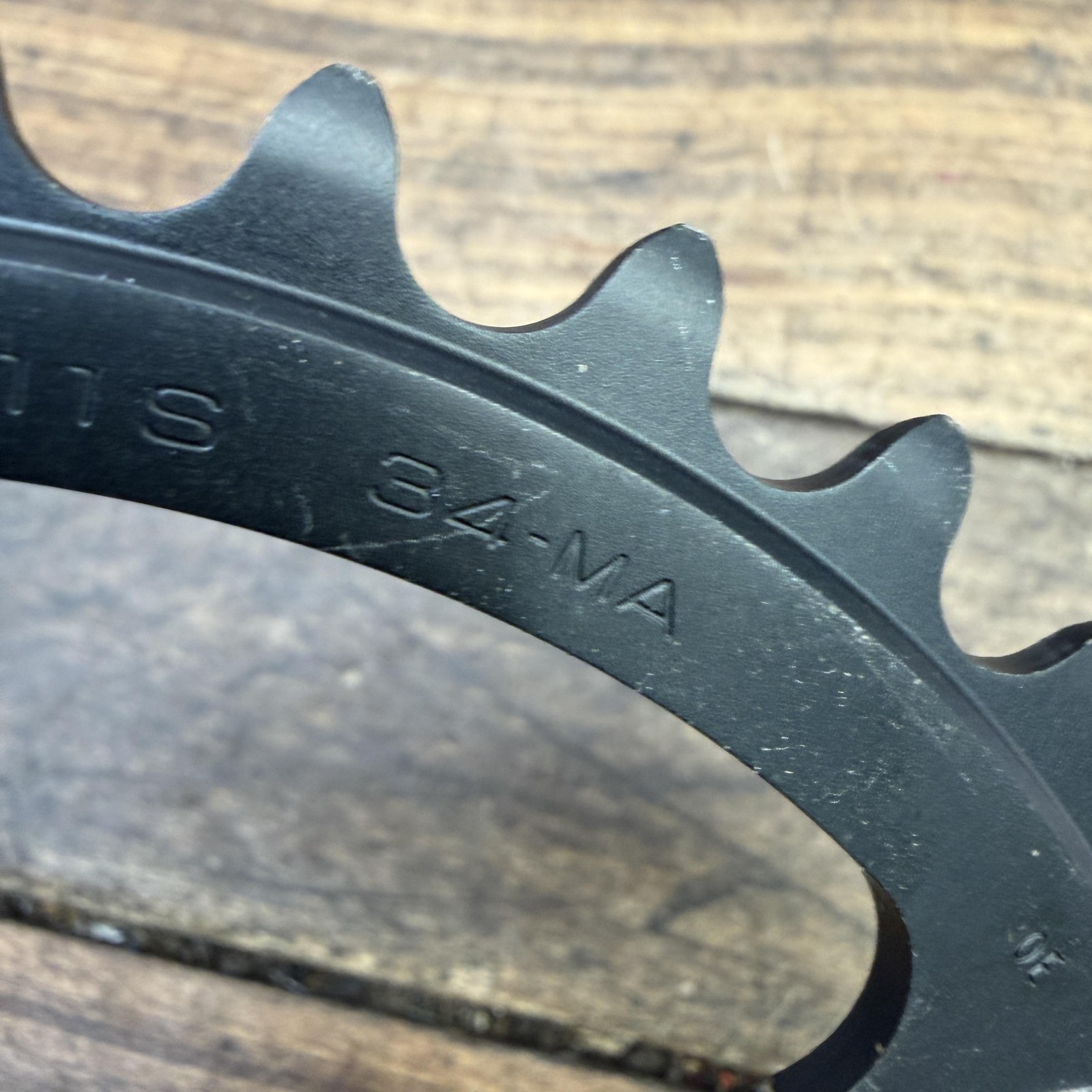 Shimano 34T Chainring 110 BCD 4-Arm Asymmetric Black Road Bike 11 Speed 34 Tooth