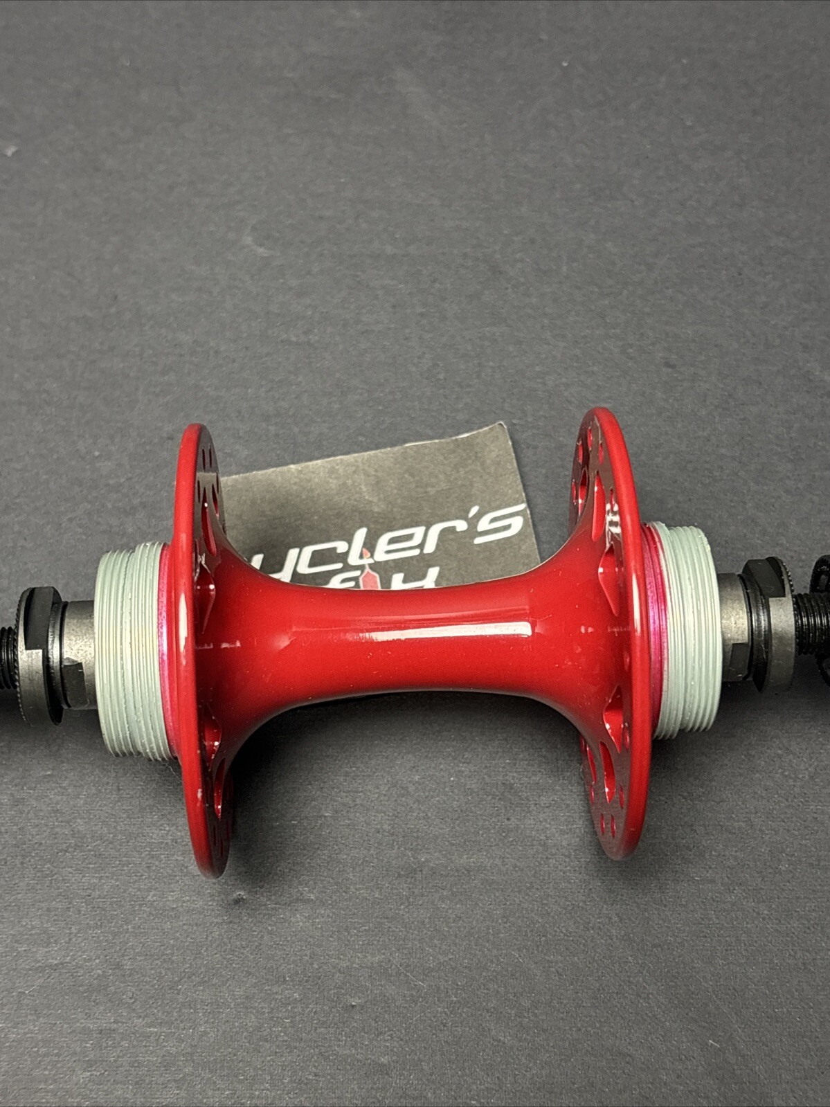 Origin8 32H Double Fixie Rear Sealed Hub High Flange Alloy Powder Coated Throne