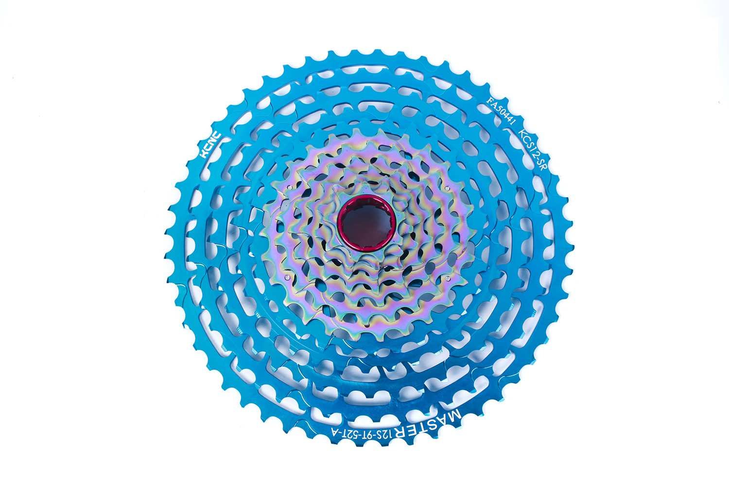 KCNC 12s Cassette 9-52T Blue Rainbow Lightweight Bike for SRAM Eagle XX1 GX XD