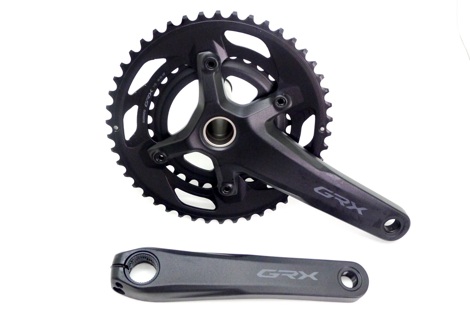 Shimano GRX FC-RX600-11 2×11 Speed 46/30T 172.5mm Gravel Crankset (Without BB)