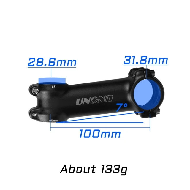MTB Bike Stem -7° 17° 35° 31.8mm Aluminum Ultralight 60-130mm Road Stem