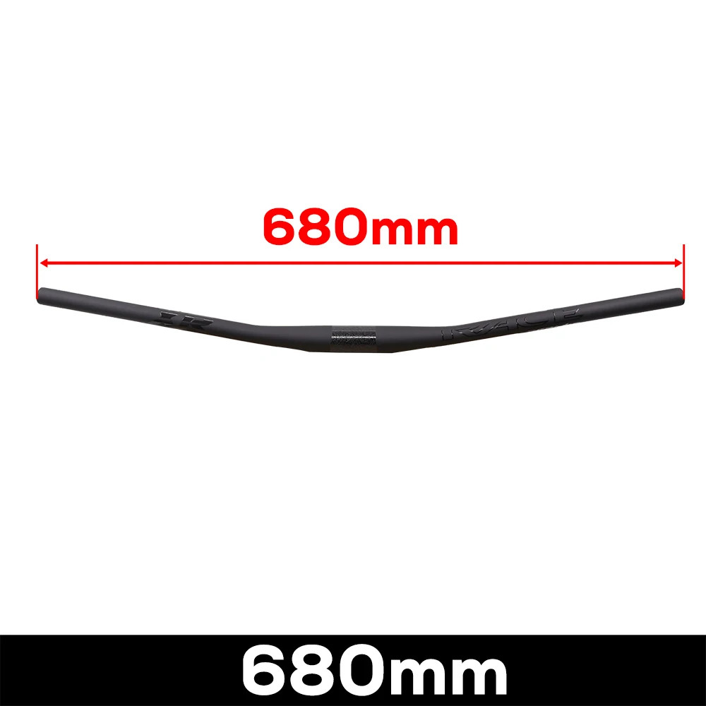 Mtb Full Carbon Fiber Integrated Mountain Bike Handlebars Matte Bicycle Bar