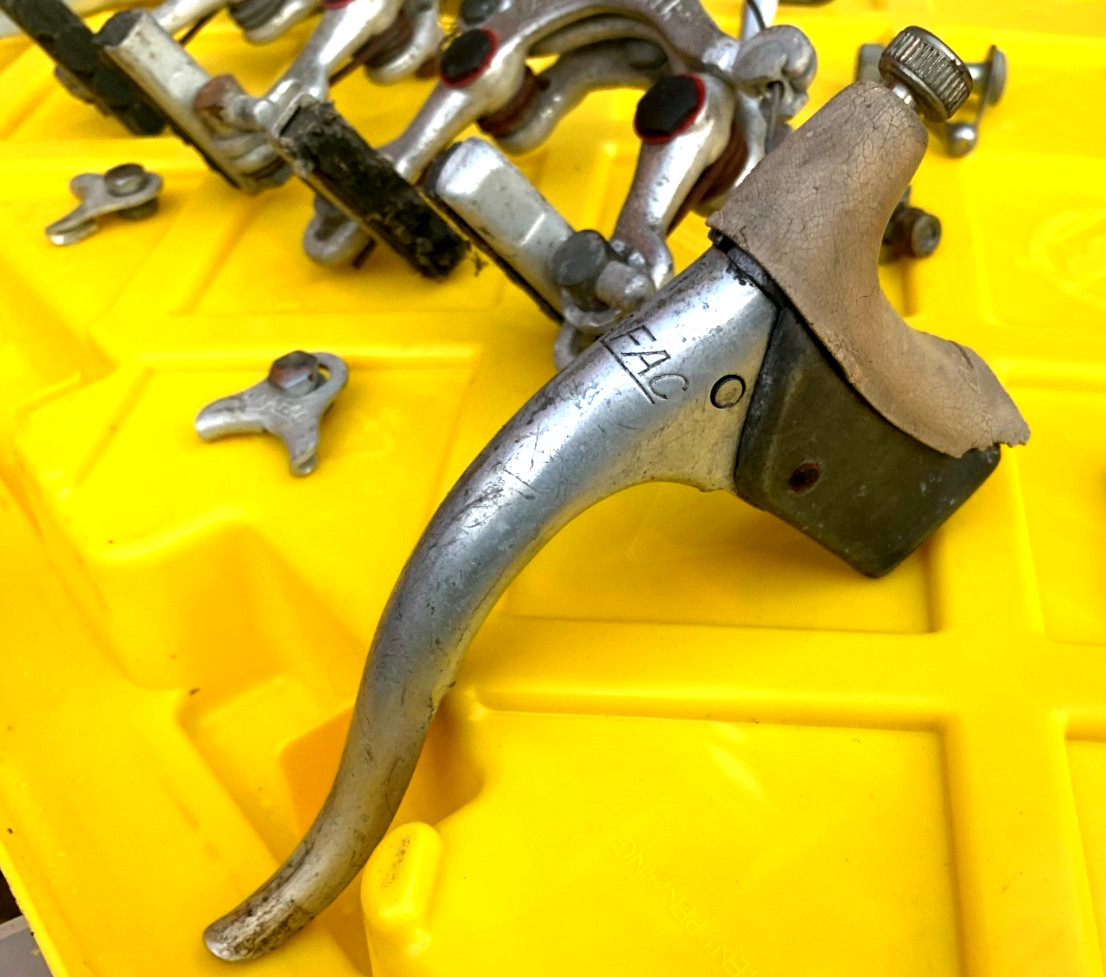 Vintage MAFAC RACER Centre Pull Brake Calipers + Levers Complete Set