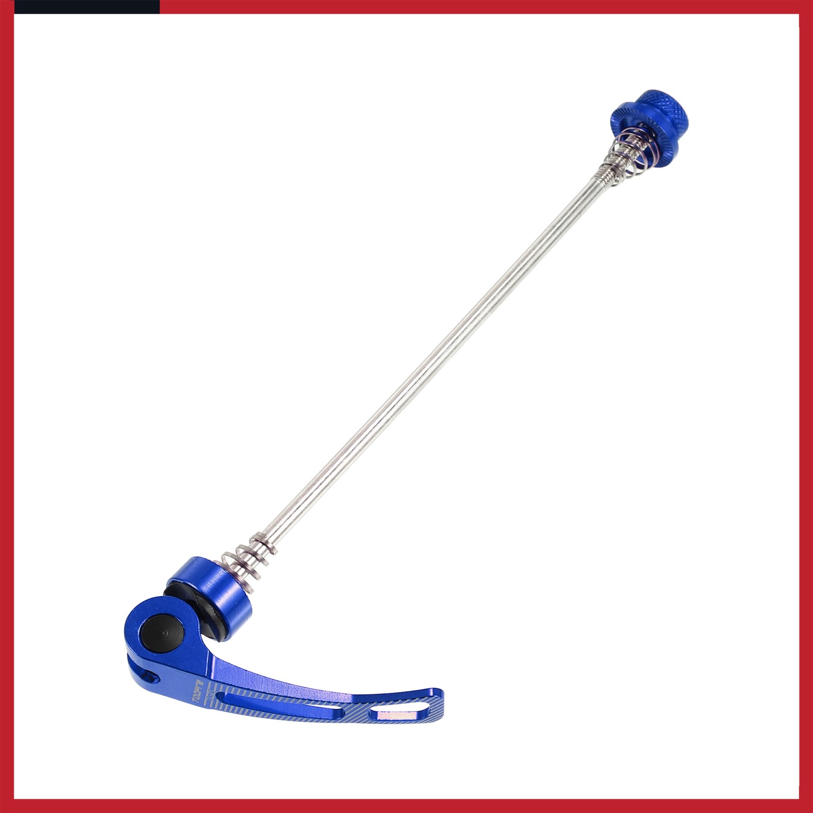 1Pair Front Rear Bicycle Skewers Quick Release Axles Skewers M5 x 0.8 Blue