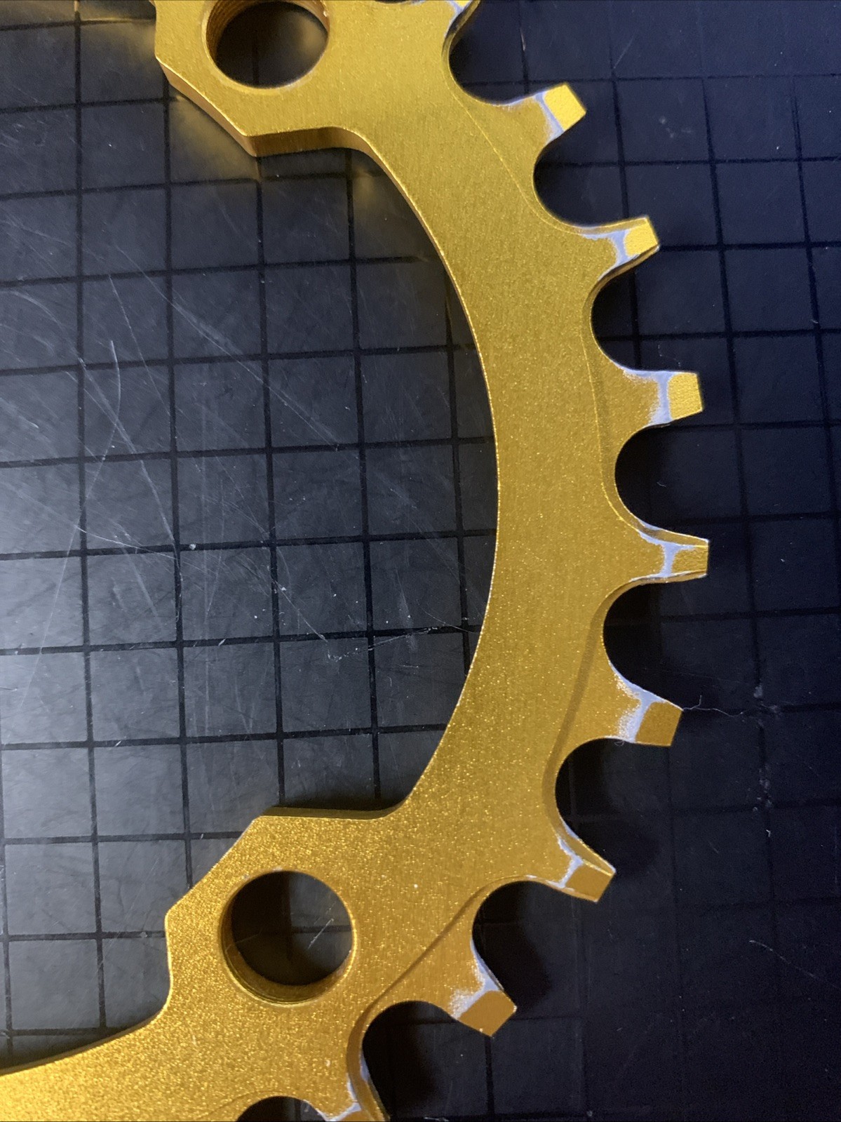 USED Deckas Oval 1x SRAM 104 BCD Chainring 32 Gold Gravel Road MTB Narrow Wide