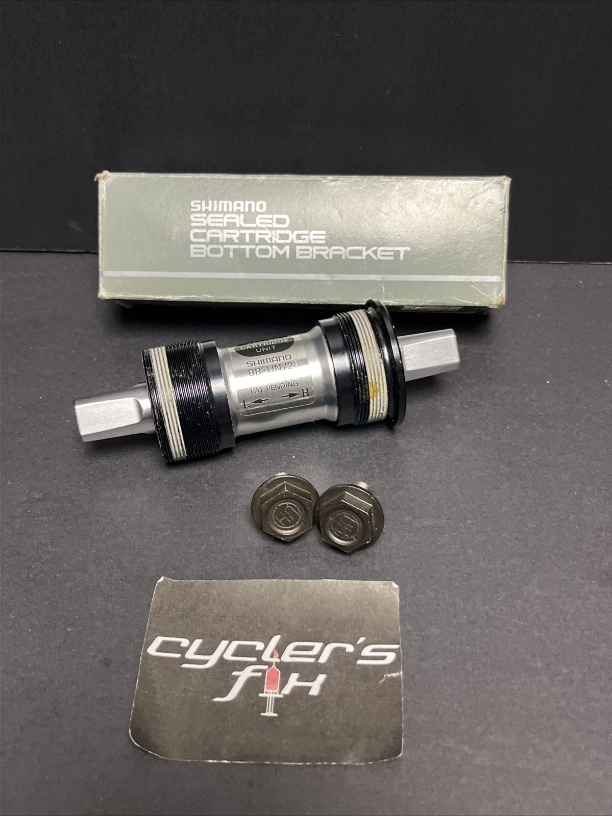 NOS Shimano BB-UN72 115x68mm Bottom Bracket Shell Square Taper English Single SR