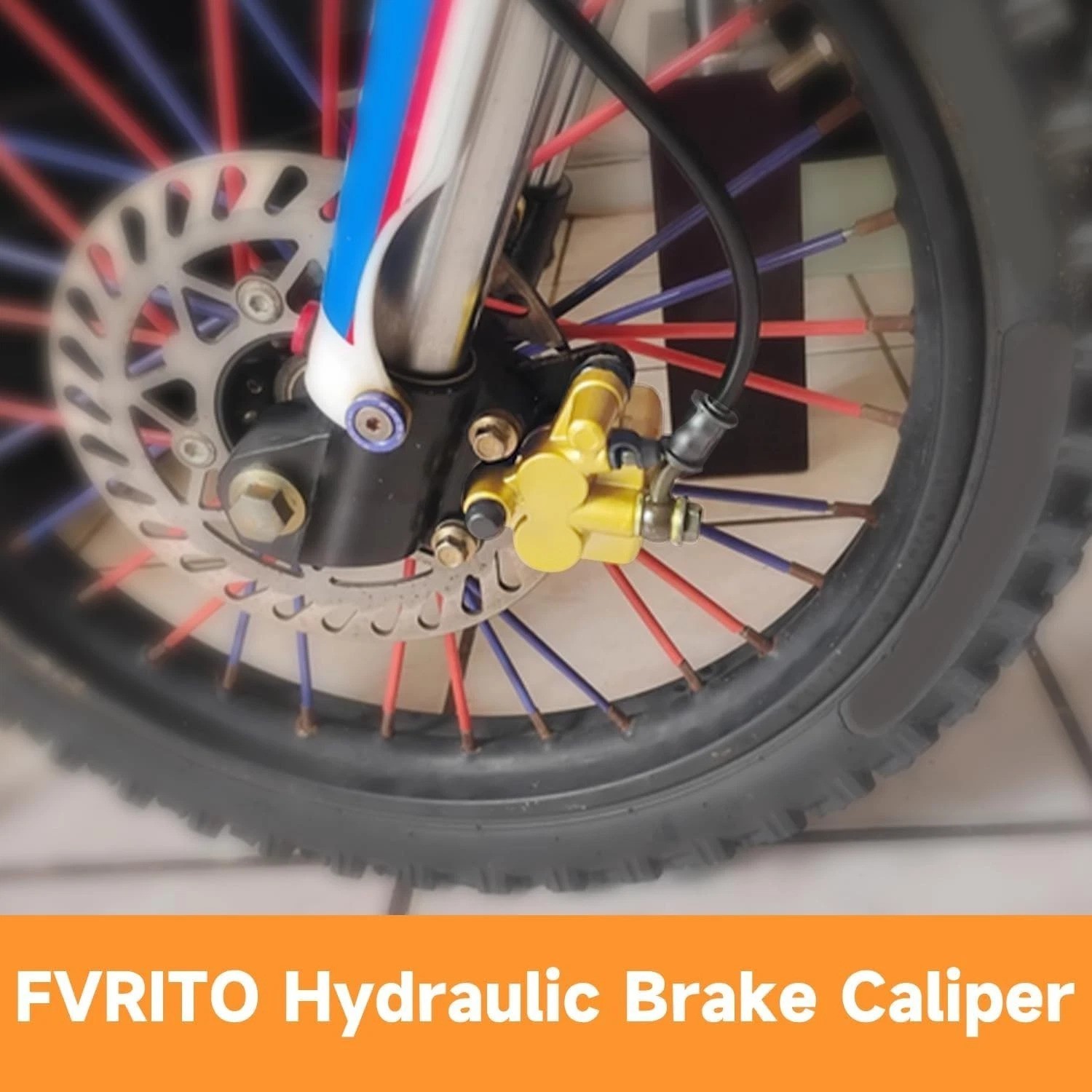 Hydraulic Brake Master Cylinder Caliper Assembly Pads for 50cc-125cc SSR Apol…