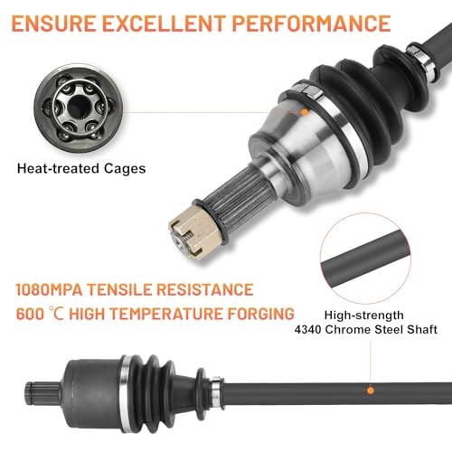 Front CV Axle Shaft for Polaris 4×4 RZR 900 / S 900 1 pcs – front left or right