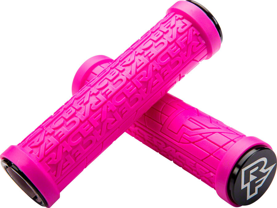 RaceFace Grippler Grips – Magenta, Lock-On, 33mm