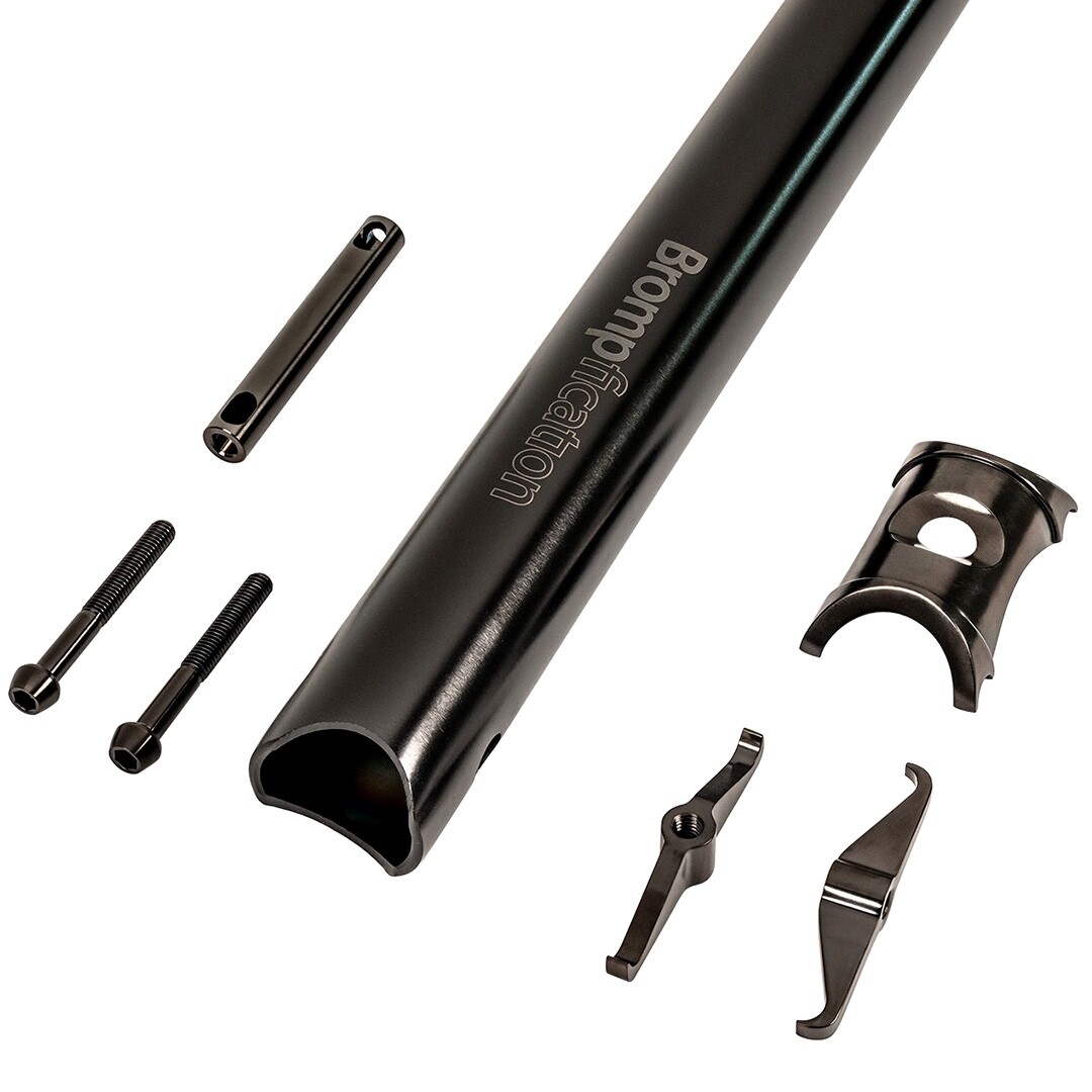 Brompfication Titanium Seatpost (Black edition) for BROMPTON (⌀ 31.8 / L 520mm)