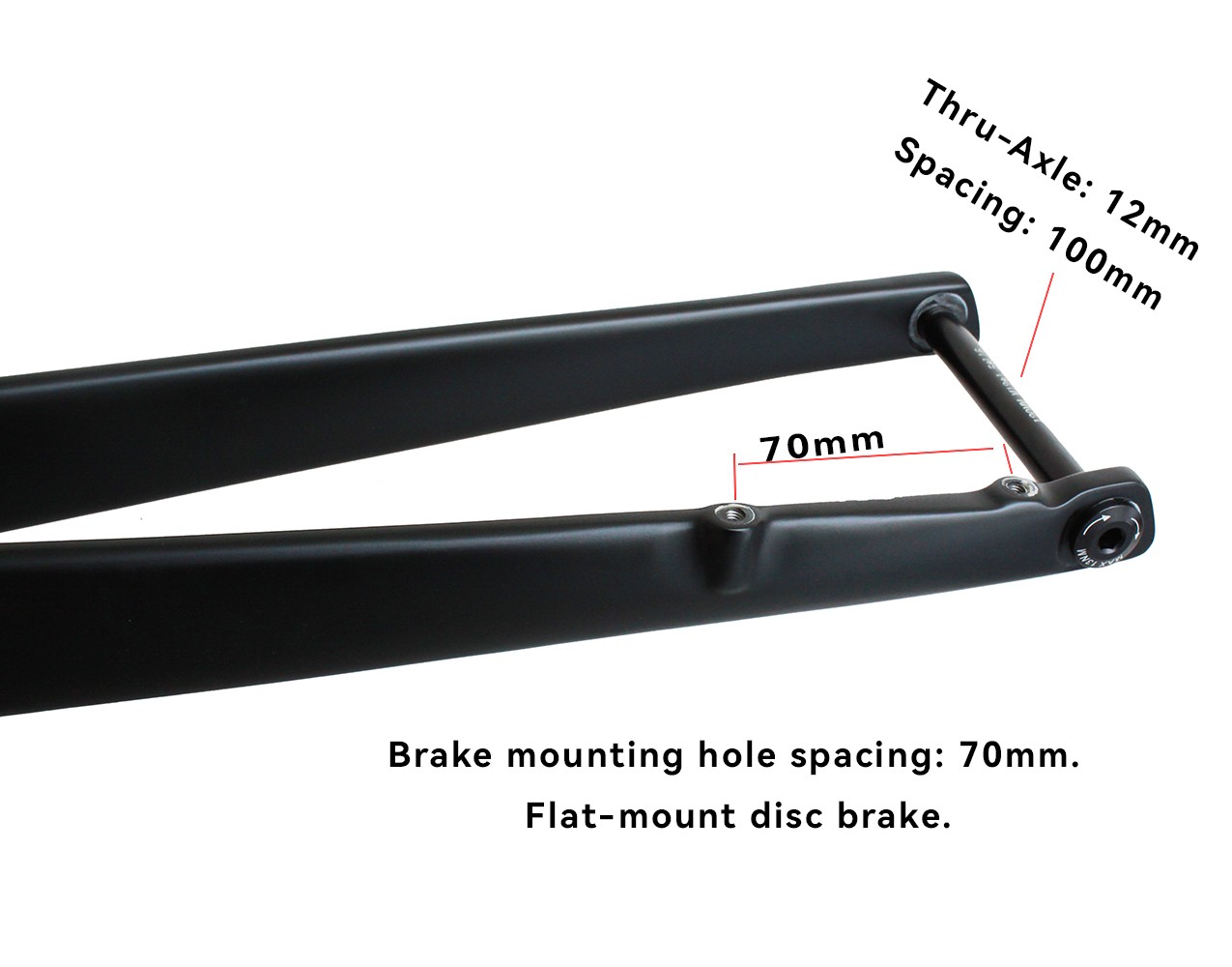 700C x (18-32C) carbon 1 1/8 to 1 1/2 tapered road bike fork 12mm Thru Axle Disc