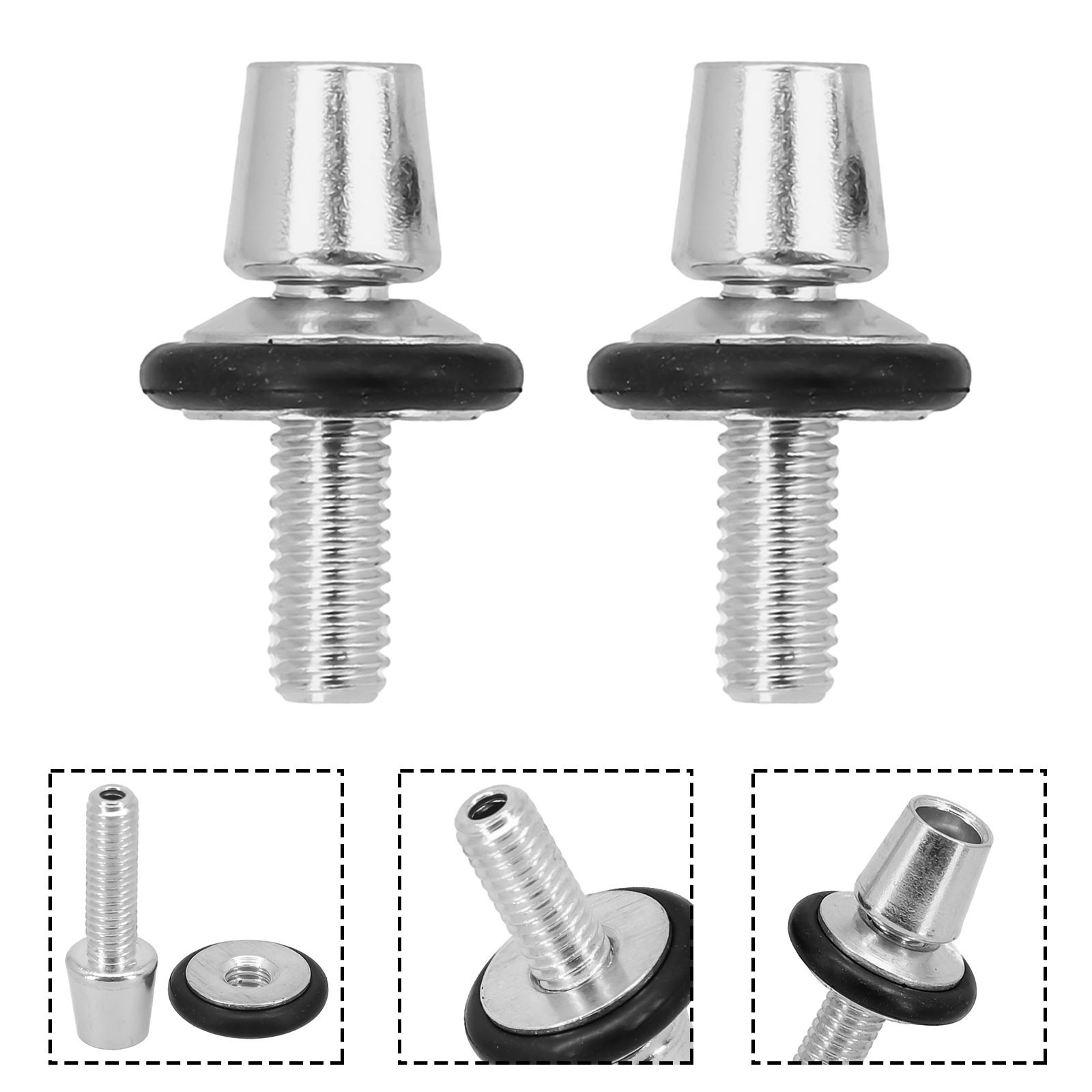Enhanced Bike Bicycle C-V Brake Caliper Cable Adjusters M6 (78 Characters)