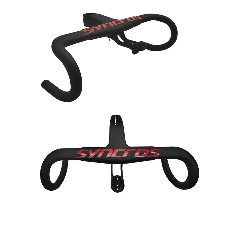 Road Bicycle Carbon Handlebar Integrated Drop Bar 28.6mm 31.8mmm 380-430mm