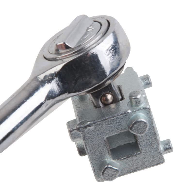 Acxico 1Pcs Car Rear Disc Brake Piston Retractor Tool Calliper Adaptor Silver