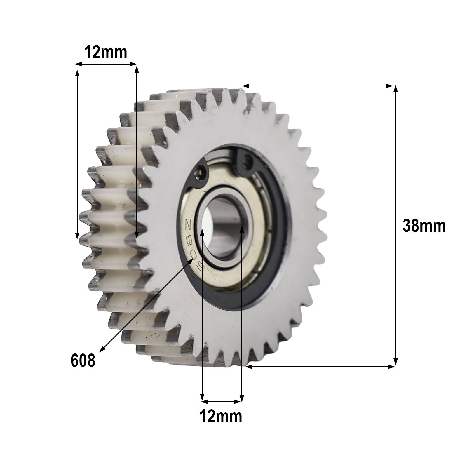 New Gears 36 Teeth Ebike Electric Bicycle For Bafang Motor Nylon+Steel/Copper