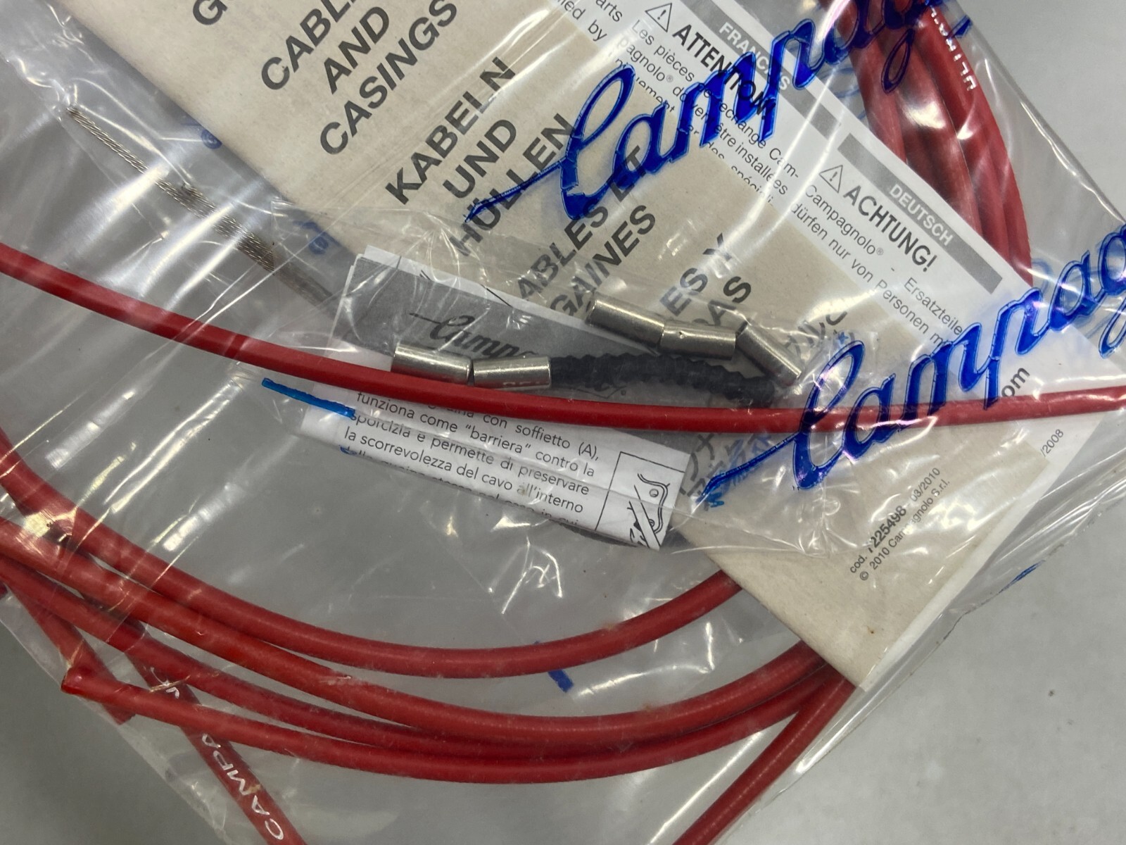 Campagnolo Ultra-Shift Ergo Lever Cable Set (Red) #CG-ER600R