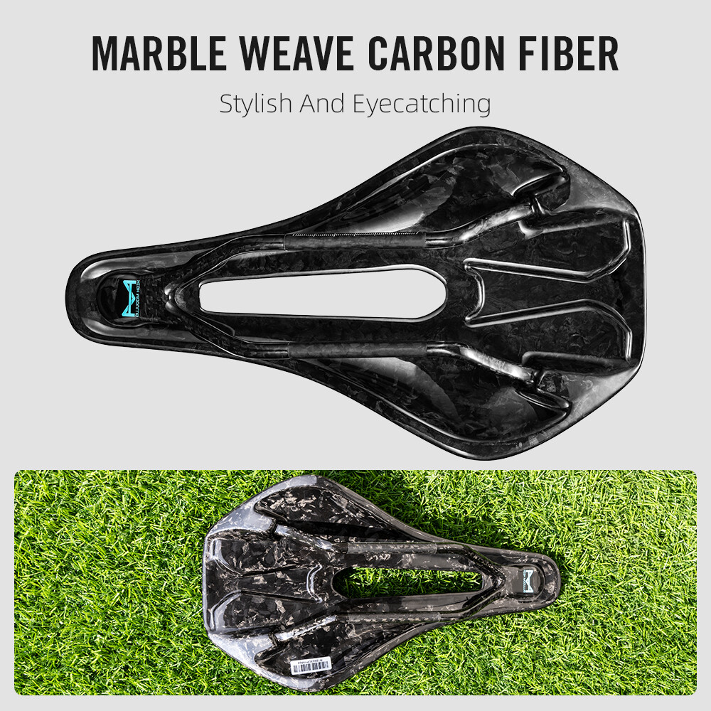3D Printed Carbon Bicycle Saddle 135mm 143mm for Mountain Gravel Road Bike Seat