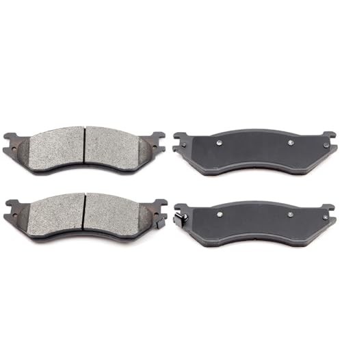 D702-7576 4pcs Front/Rear Semi Metallic Disc Brake Pad Set Fit For D702 [4pcs]