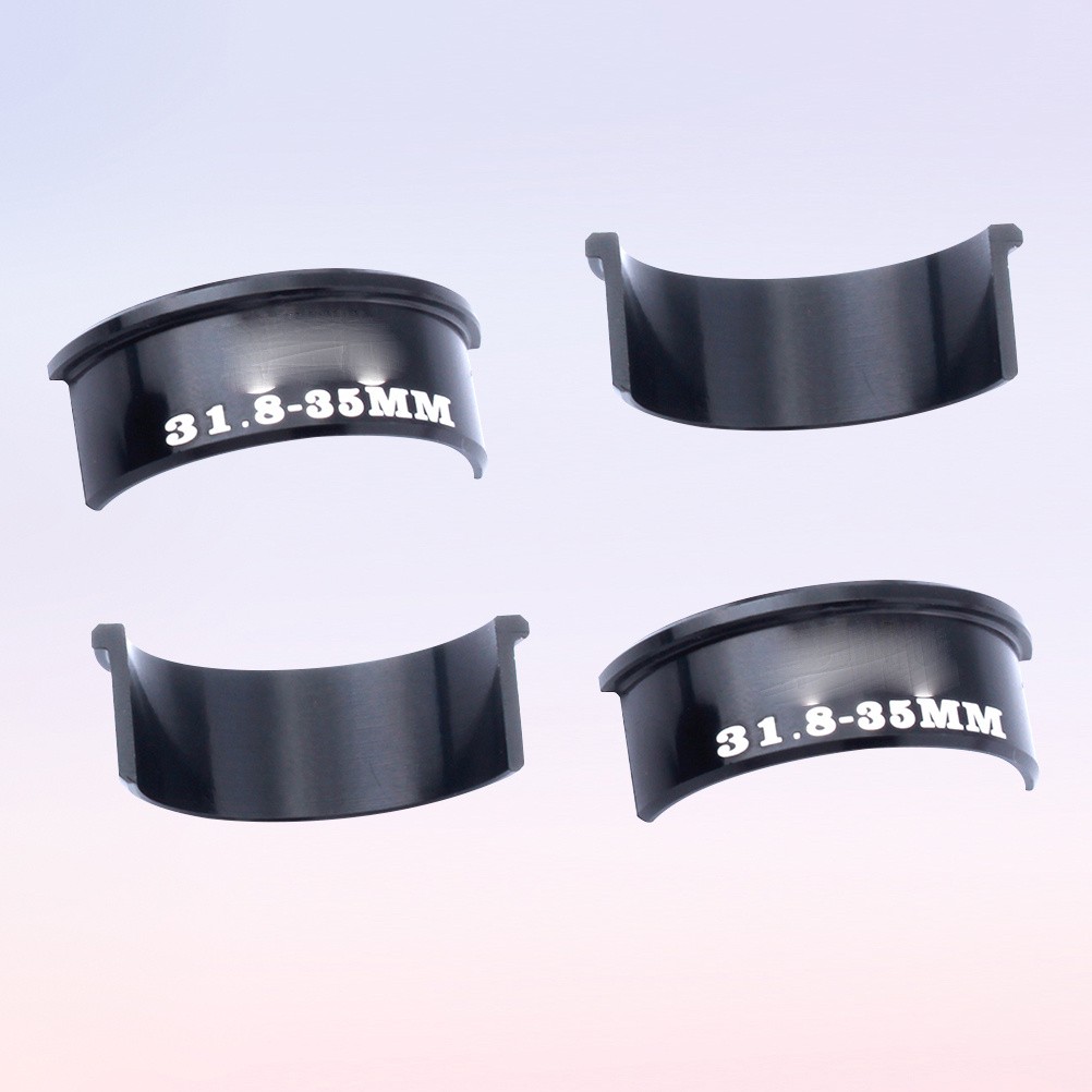 Handlebar Stem Reducer Aluminum Alloy 4Pcs Set For Handlebar Upgrade
