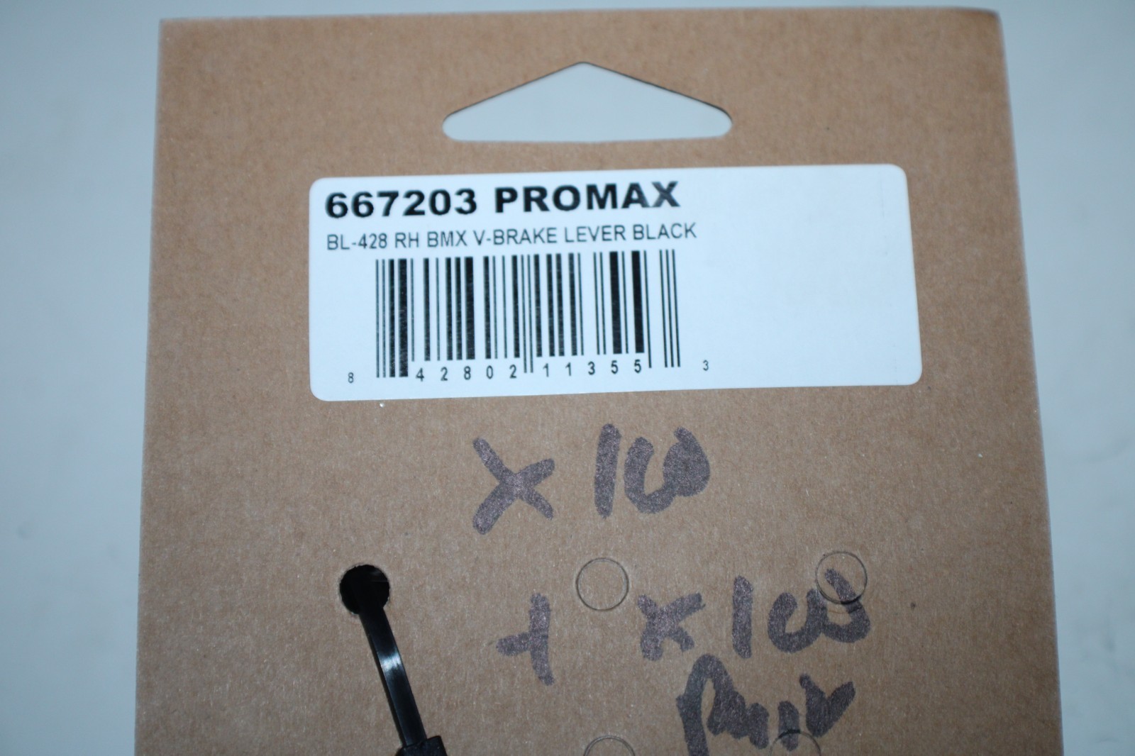 Promax BL-428 Hinged RH Right Hand BMX Brake Lever 22.2mm Black V-Brake Canti/U~