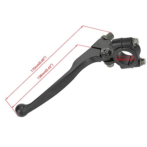 7/8″ Left 22mm Universal Clutch Brake Handle Lever Perch for XR80 XR100 CRF70