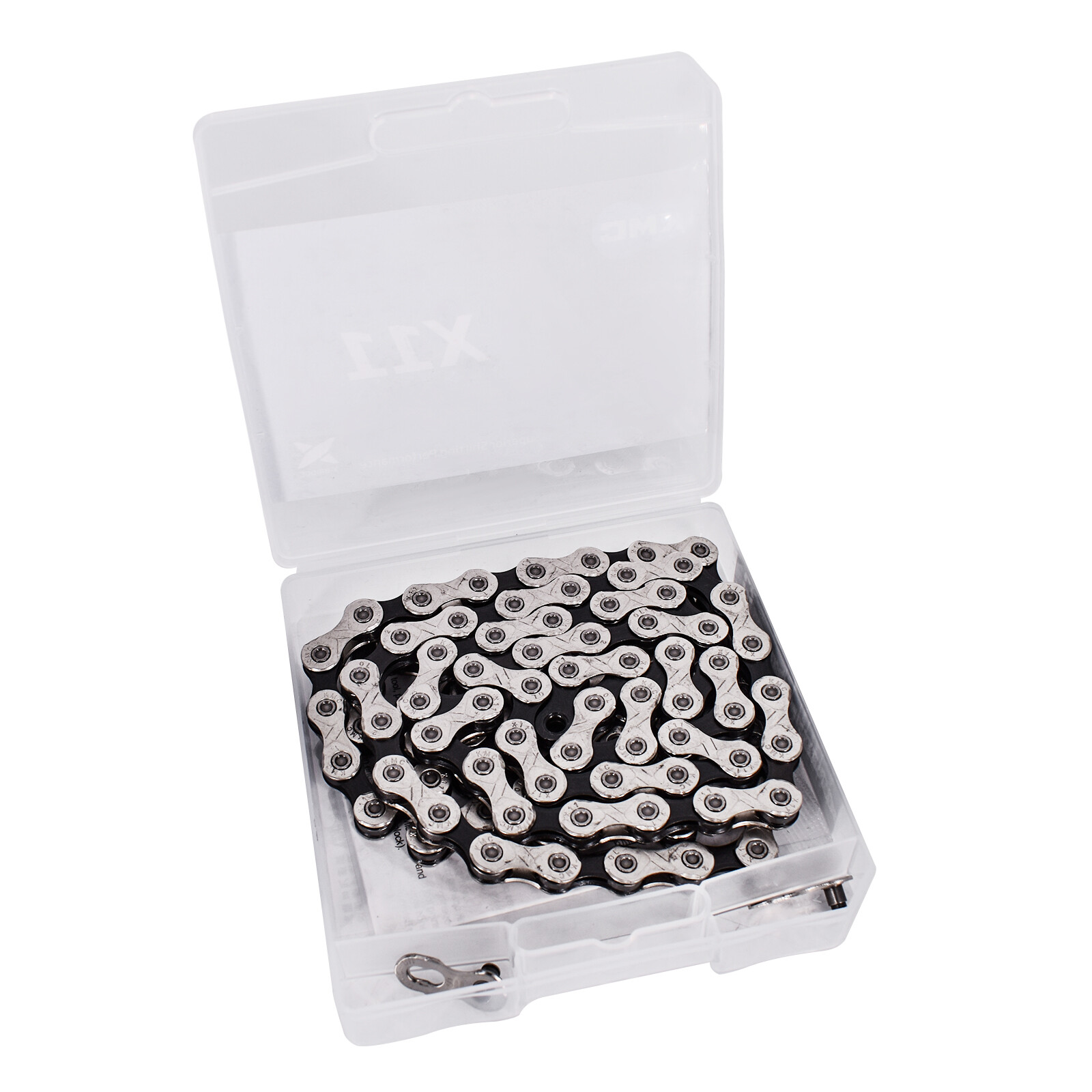 KMC X11 11-Speed Stretch-Proof Silver / Black Bike Chain 118L For SRAM Shimano