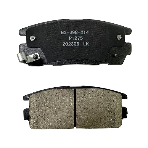 Front and Rear Ceramic Brake Pads for 2010-2017 Chevy Equinox GMC Terrain,