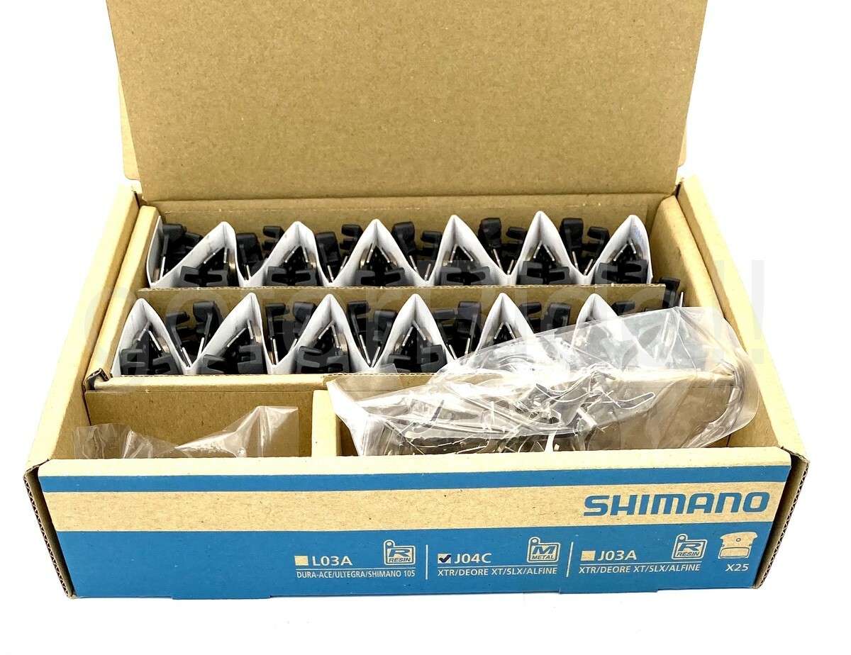 Shimano XTR,XT M9000/M8000 J04C Metal Disc Brake Pads W/Fin ICE TECH 1/2 Pair