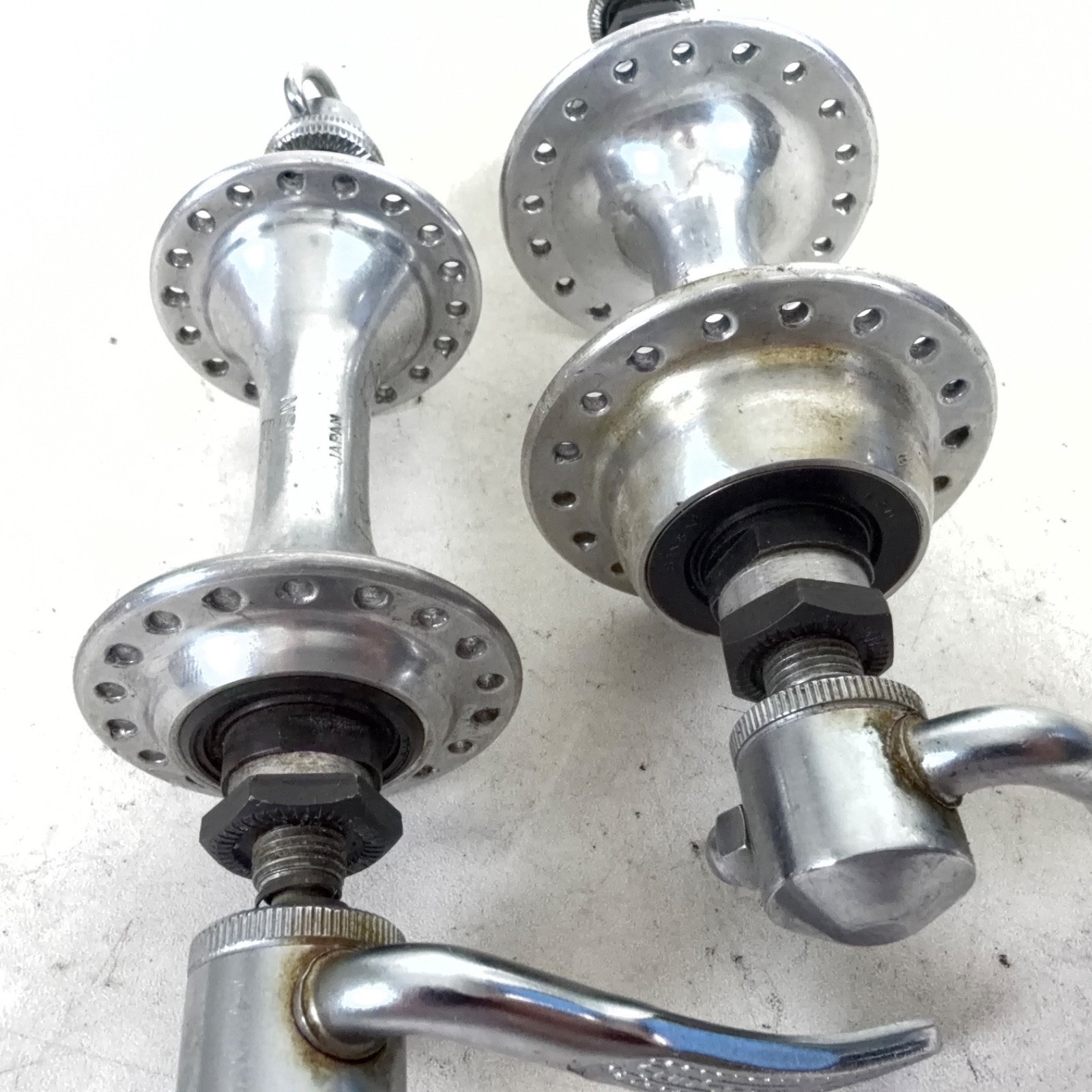 Sansin Vintage Gyro-Master Road Bike Hub Set F/R 36/36s 100/126 OLD QR Freewheel