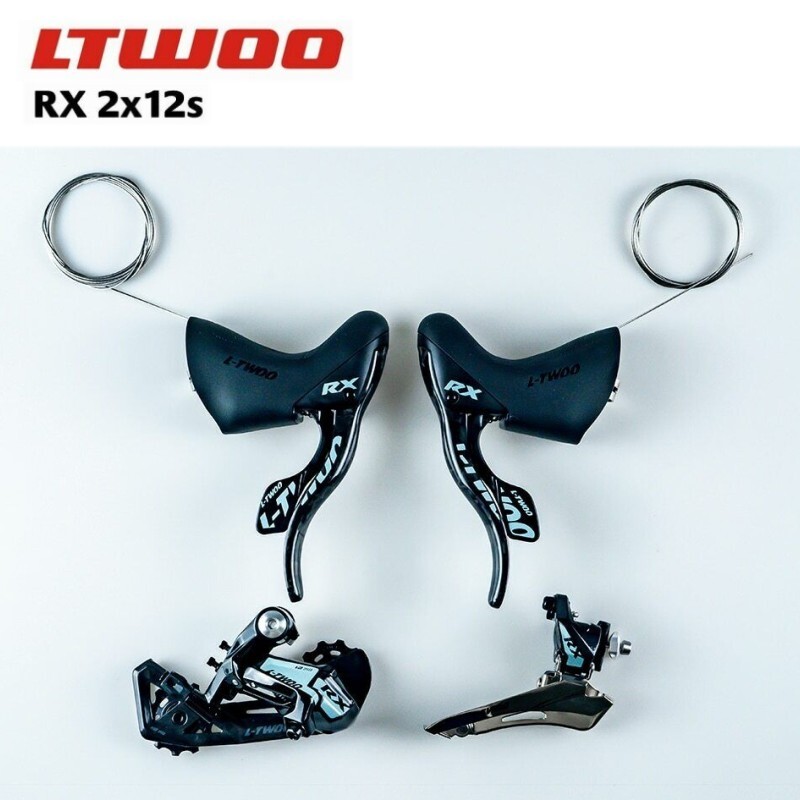 LTWOO RX 24s Road Group 2×12 Spd Carbon Fiber Black Shifter Rear Derailleurs FD
