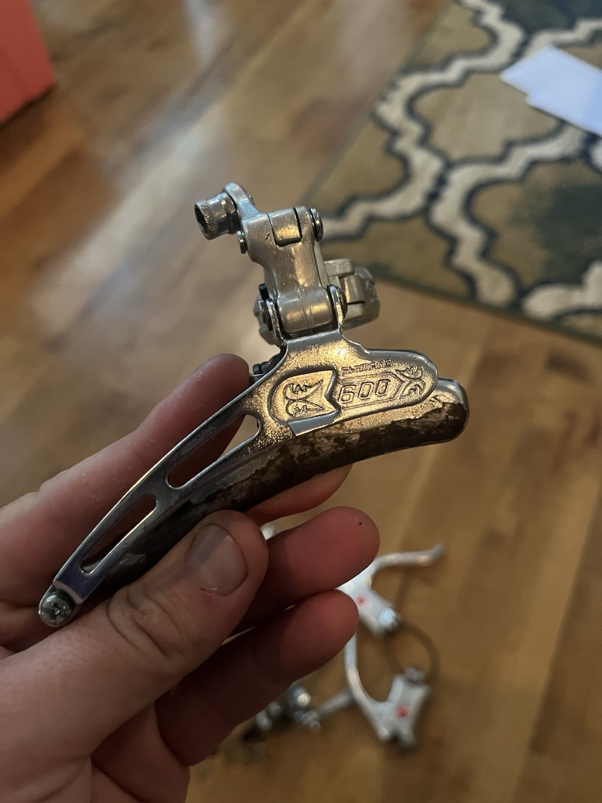 Shimano 600 Arabesque Vintage Groupset Minus Rear Derailleur Good Condition