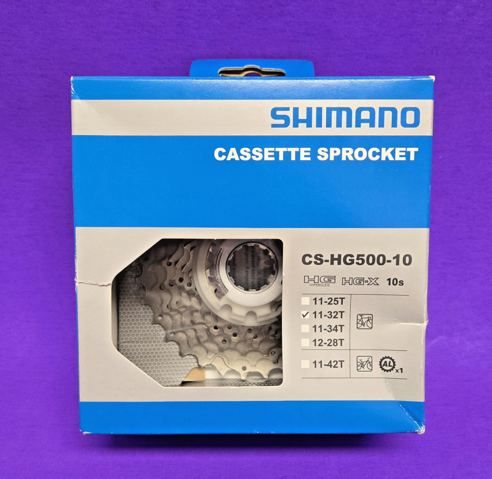 New Shimano CS-HG500-10 Cassette Sprocket 11-32t 10s Made in Japan