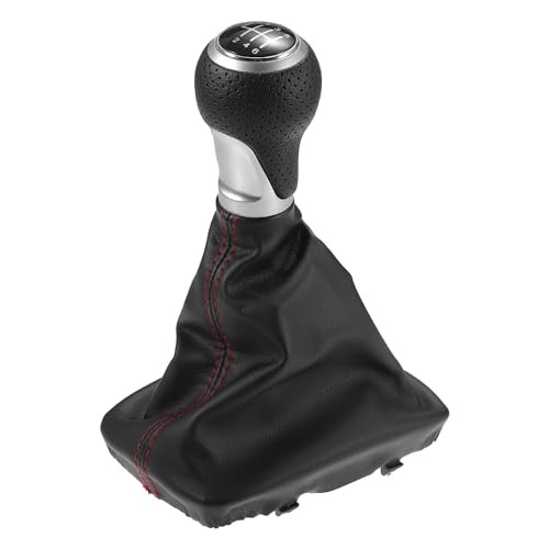6 Speed Manual Gear Shift Knob with Dust Cover for Audi A4 S4 2007-2015 /