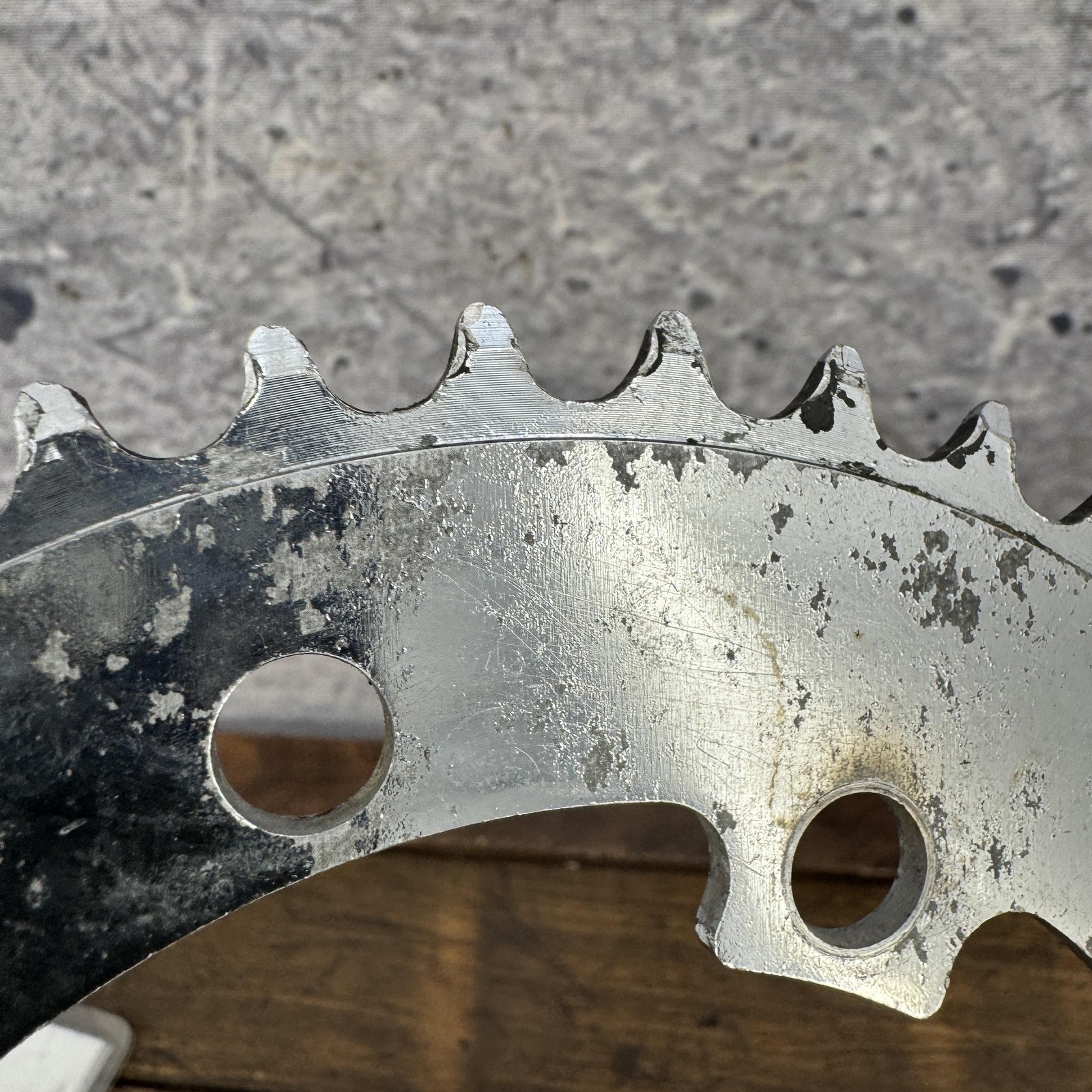 Vintage Sugino 43T BMX Chainring 110 BCD Chrome Old School 80s Japan 43 Tooth