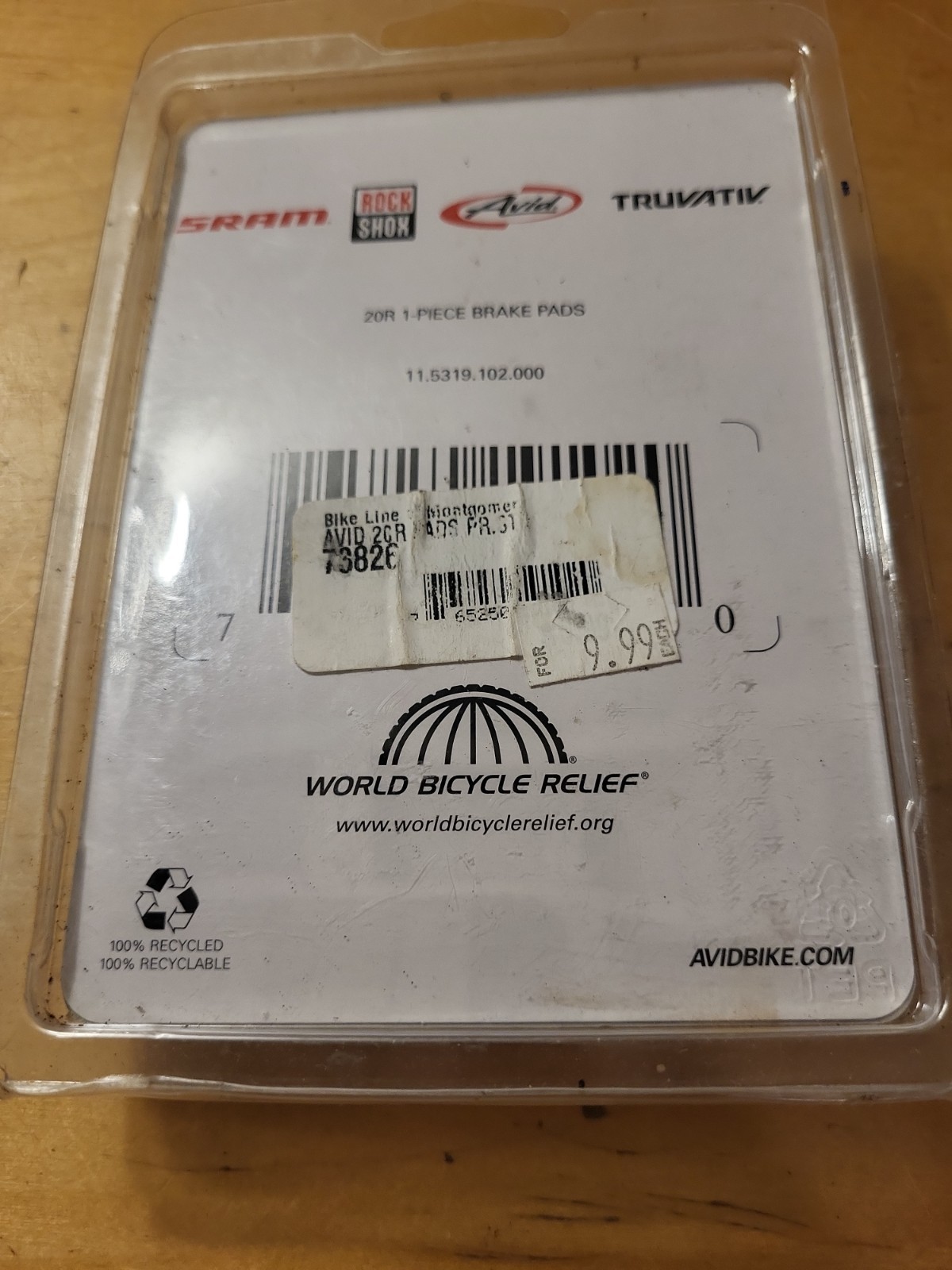 Avid 20R Mountain Bike Brake Pads
