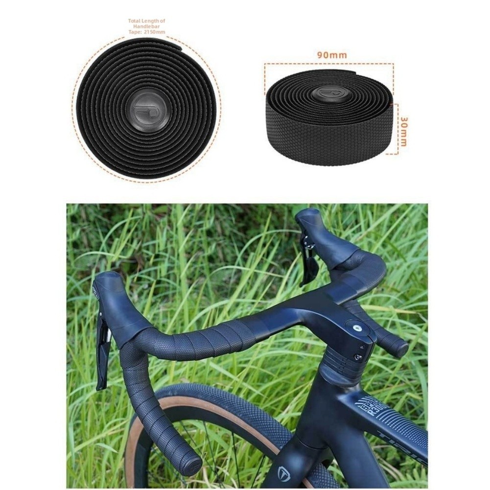 Bike Handlebar Tape PU EVA Material with Bar Ends 2150mm Anti Slip Grip