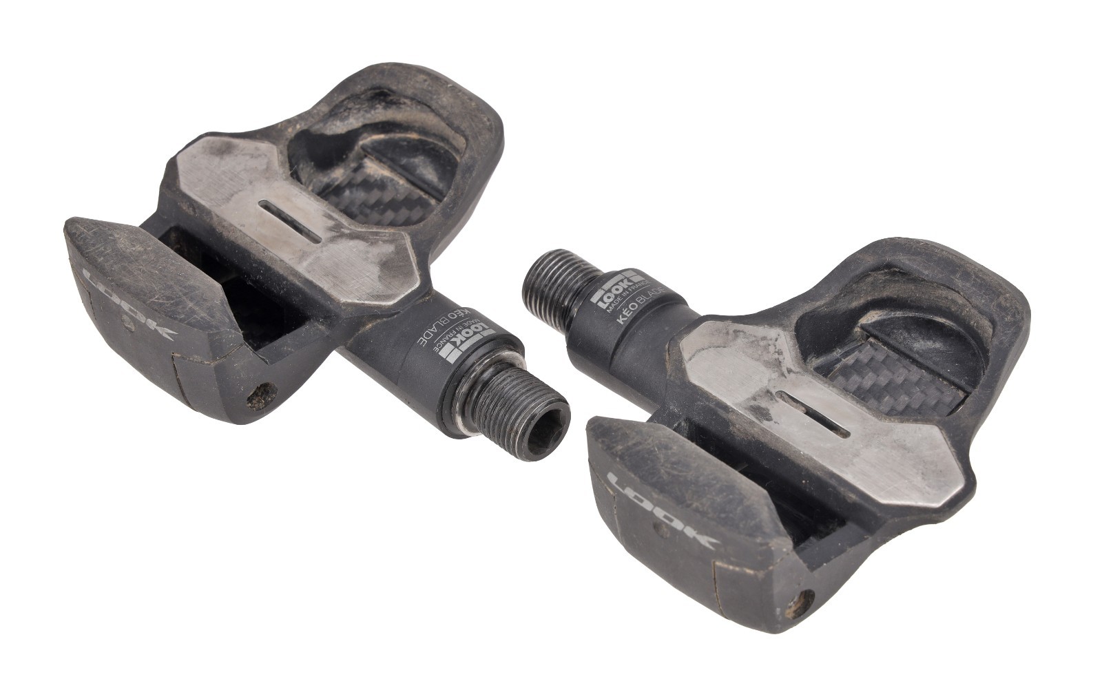 Look KEO Blade Carbon Clipless Road Pedals 2019 World Champion 3-Bolt w/ Cleats