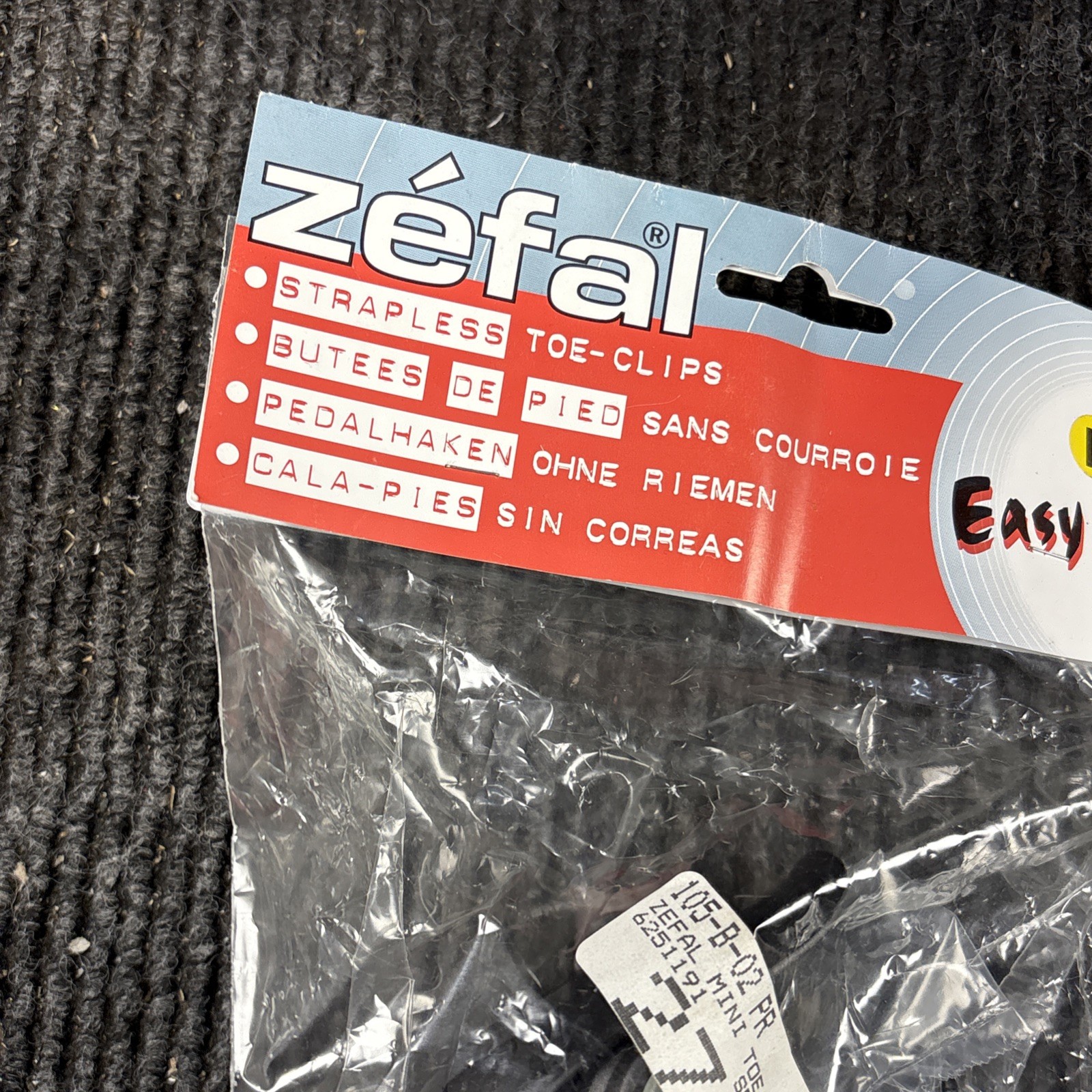 Zefal 45 Easy Clip Toe-Clips Strapless Large.
