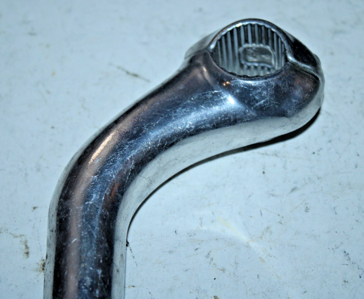 Vintage 21mm Quill Stem 70mm 37º Rise 25.4mm Road Silver Steel Fast USA Shipper!