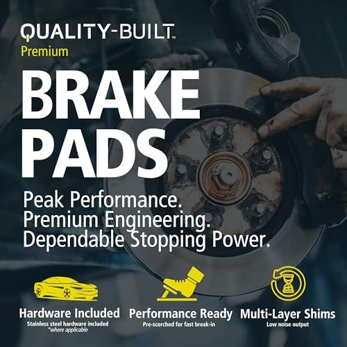 Front Ceramic Brake Pads, Premium 1001-0785C, Compatible with 1999 BP0785-C