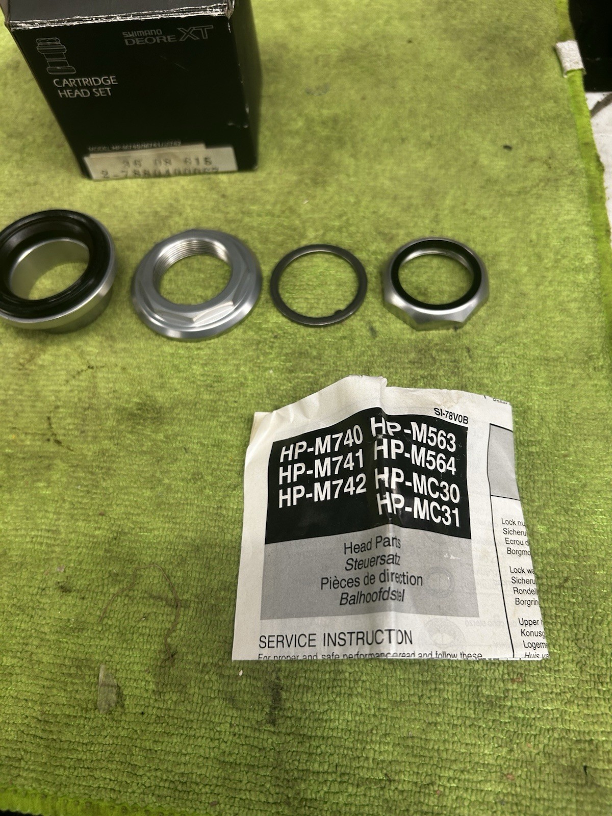 VINTAGE NOS SHIMANO DEORE XT HEADSET 1 1/8 THREADED SEALED BEARING HP-M741