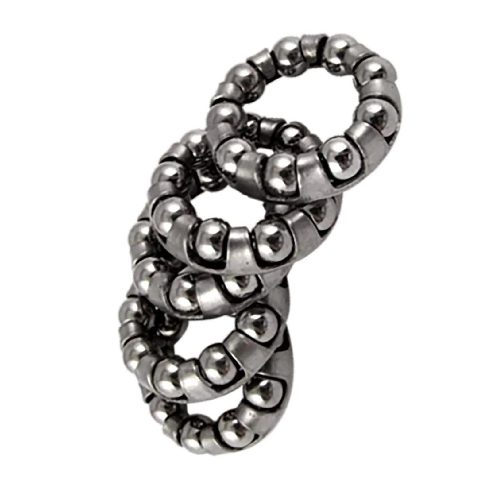 5PCS/Set Stainless Steel Silver 1/4 in x 9 Balls Bicycle Crank Ball Bearing