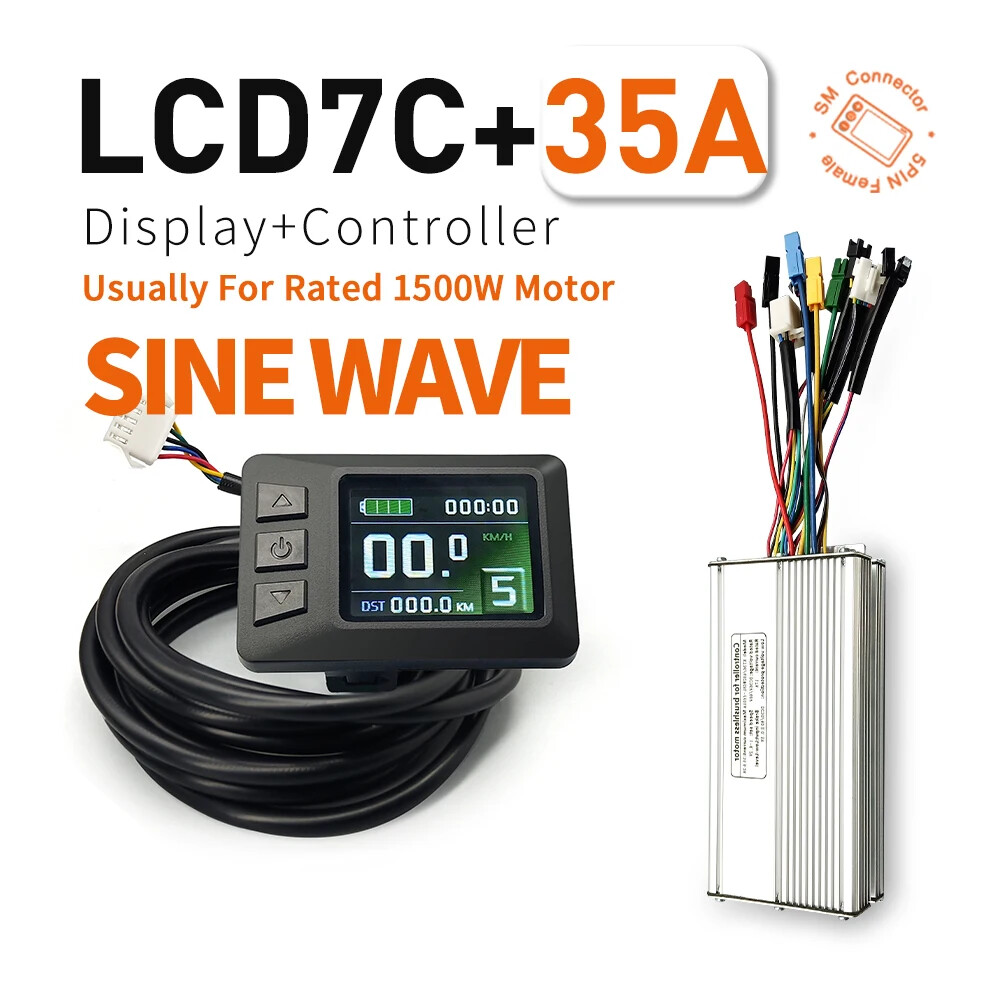 KT Electric Bike 30A 35A 50A 1000W 1500W 3000W Controller 36V/48V LCD Display