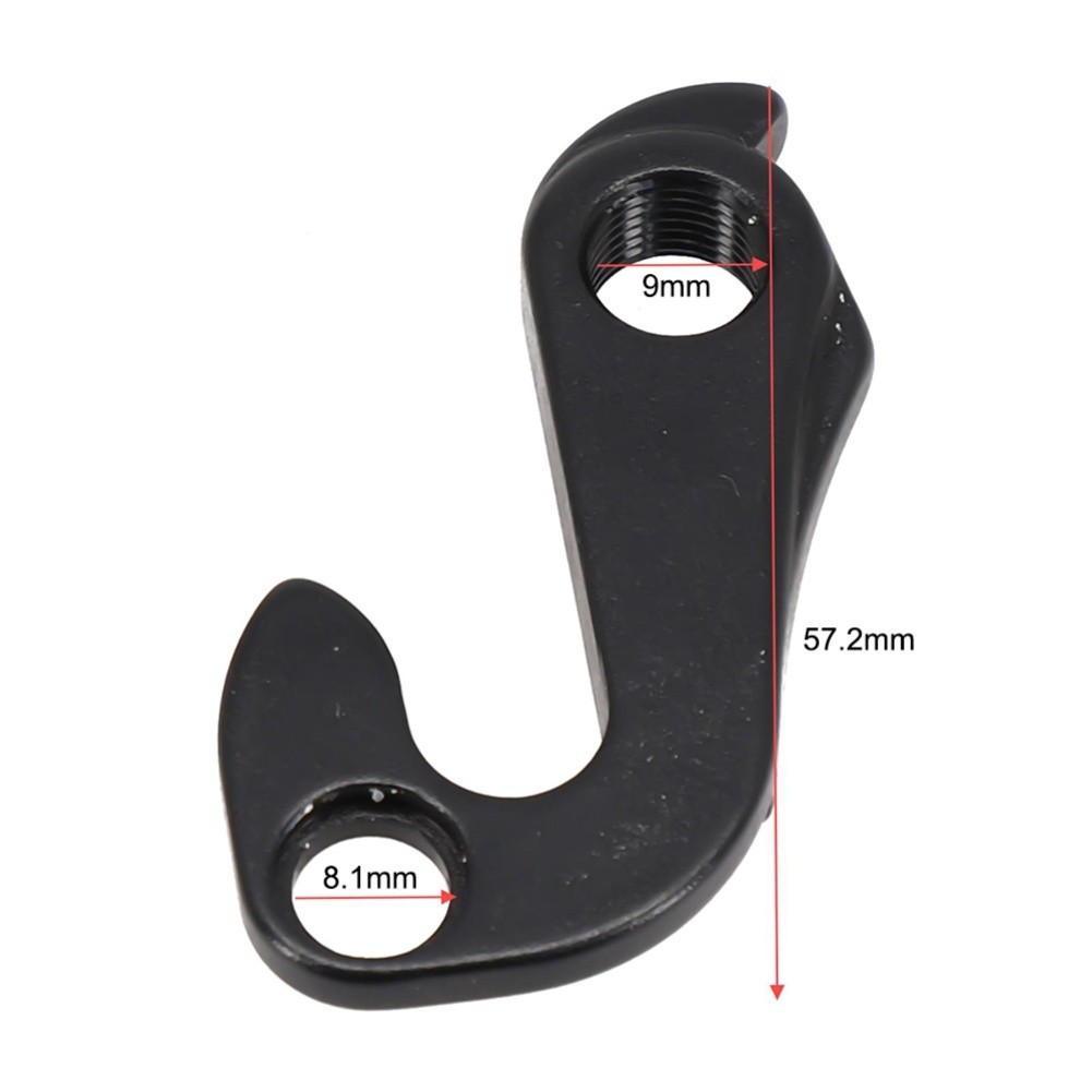 Bike Derailleur Tail Hook Aluminum Black 6.5x1cm for Trek Models 2011-2017