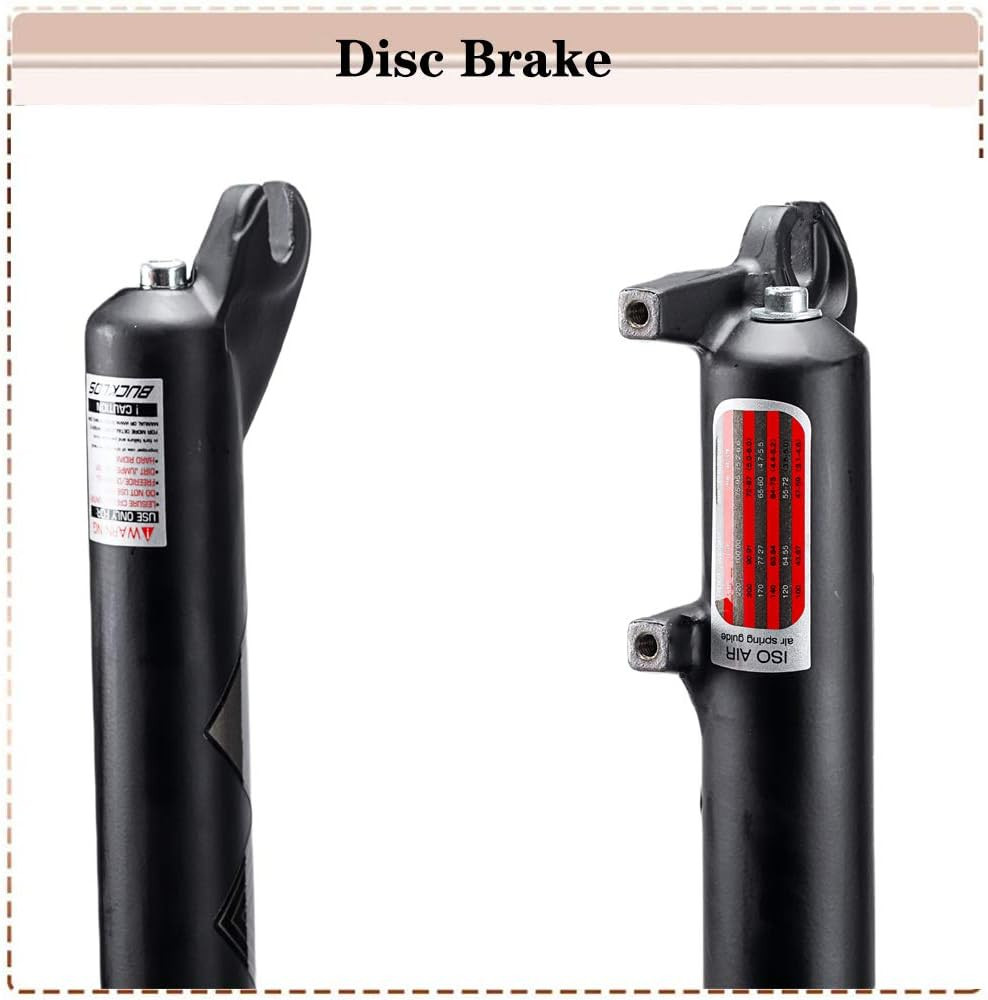 26 X 4.0 Inch Fat Bike Tire Air Suspension Fork 120Mm Travel, Spacing Hub 135Mm