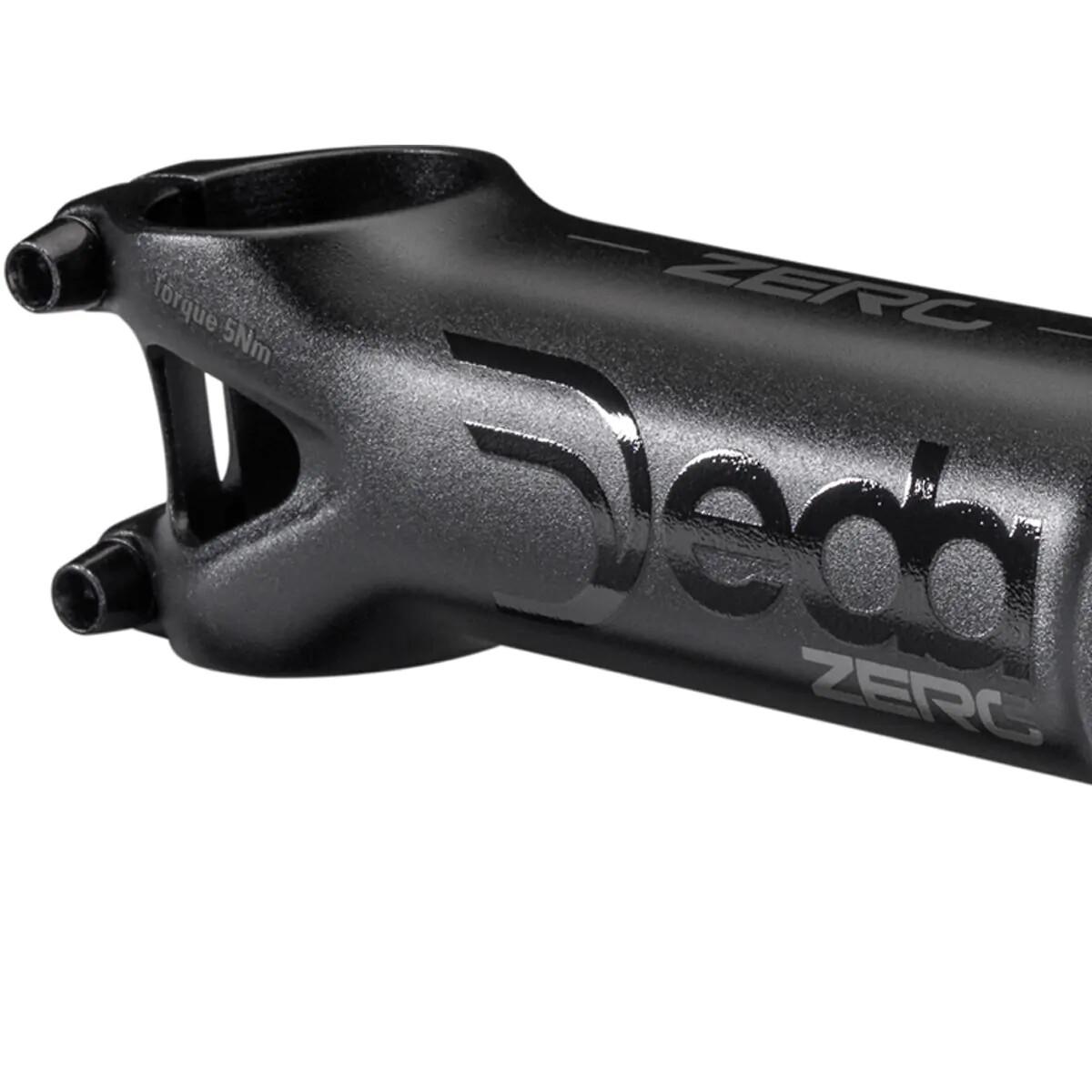 DEDA ELEMENTI Zero2 1-1/8″ Black Alloy 82 Degree Stem: Various Lengths